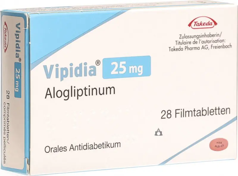 VIPIDIA 25 mg 28 Film Kaplı Tablet kutu görseli