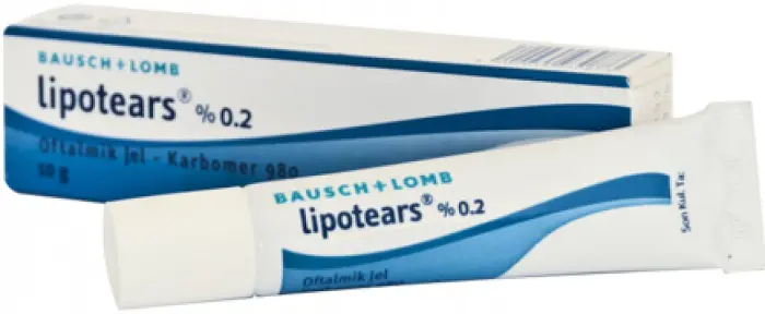 LIPOTEARS %0,2 OFTALMIK JEL,10 GR kutu görseli