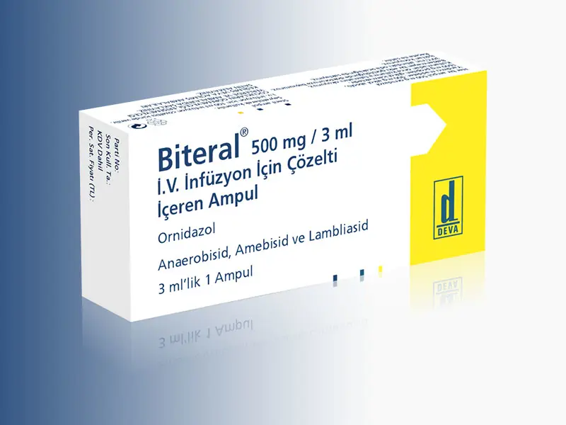 BITERAL 500 MG/ 3 ML INF. COZ. ICEREN 1 AMPUL kutu görseli