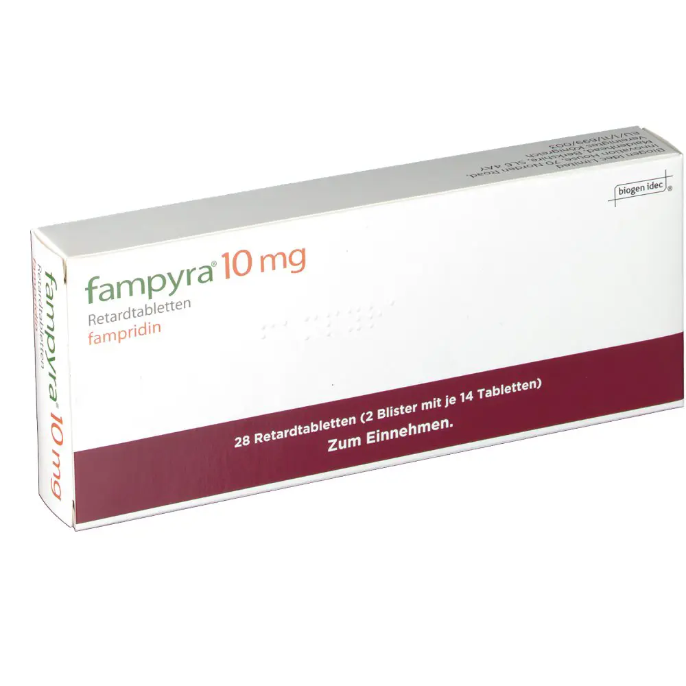 FAMPYRA 10 mg Uzatılmış Salınımlı 28 Tablet kutu görseli