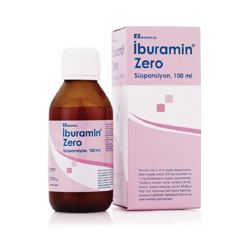 IBURAMIN ZERO 100 ML SUSPANSIYON kutu görseli