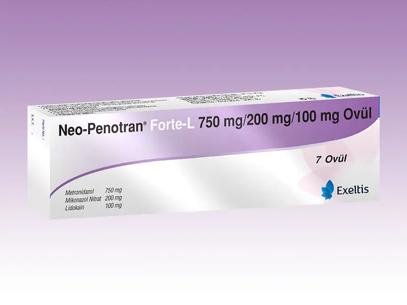NEO-PENOTRAN FORTE-L 750 MG/ 200 MG/ 100 MG 7 OVUL kutu görseli