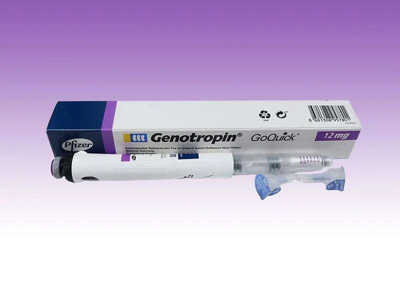 GENOTROPIN 36 IU (12 MG) GOQUICK ENJEKSIYONLUK SOLUSYON ICIN TOZ VE COZUCU ICEREN KULLANIMA HAZIR KALEM kutu görseli