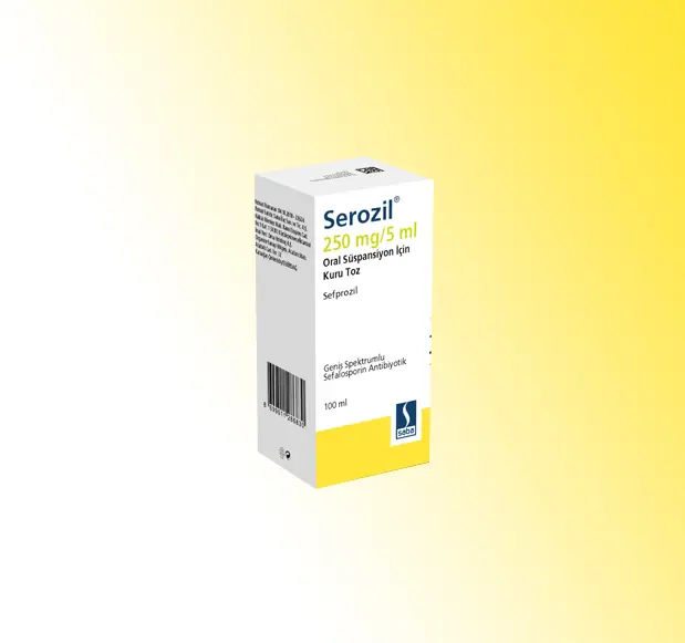 SEROZIL 250 MG/5 ML ORAL SUSPANSIYON ICIN KURU TOZ 60 ML kutu görseli
