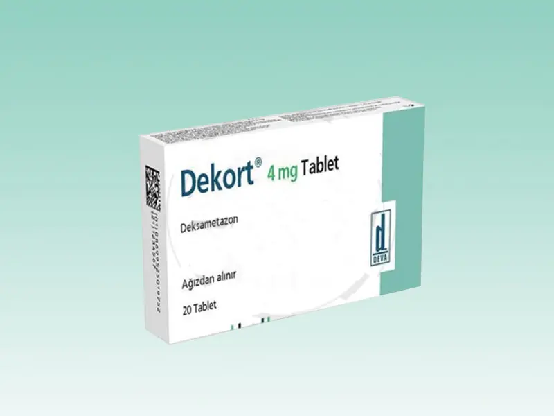 DEKORT 4 MG 20 TABLET kutu görseli
